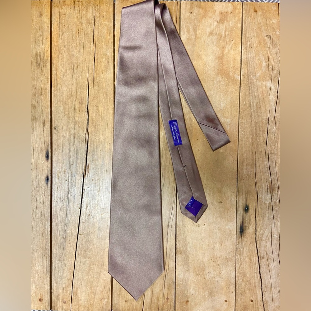 Ralph Lauren Purple Label Satin Silk Tie